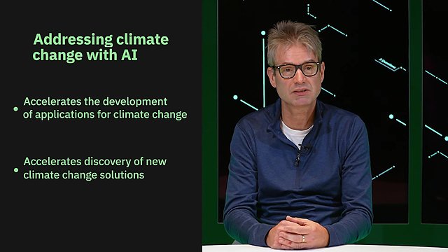 How can AI help address climate change