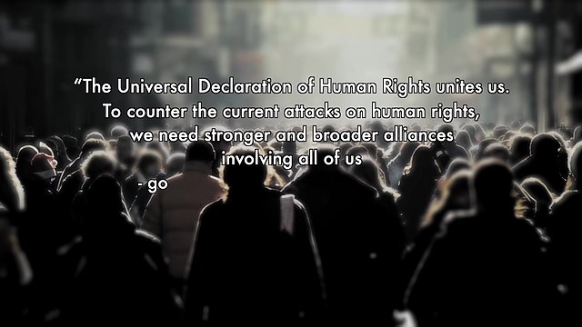 75th Anniversary of the Universal Declaration of Human Rights